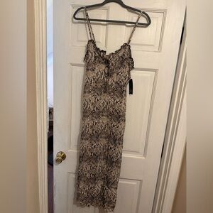 WILD FABLE snake print maxi dress - NWT
